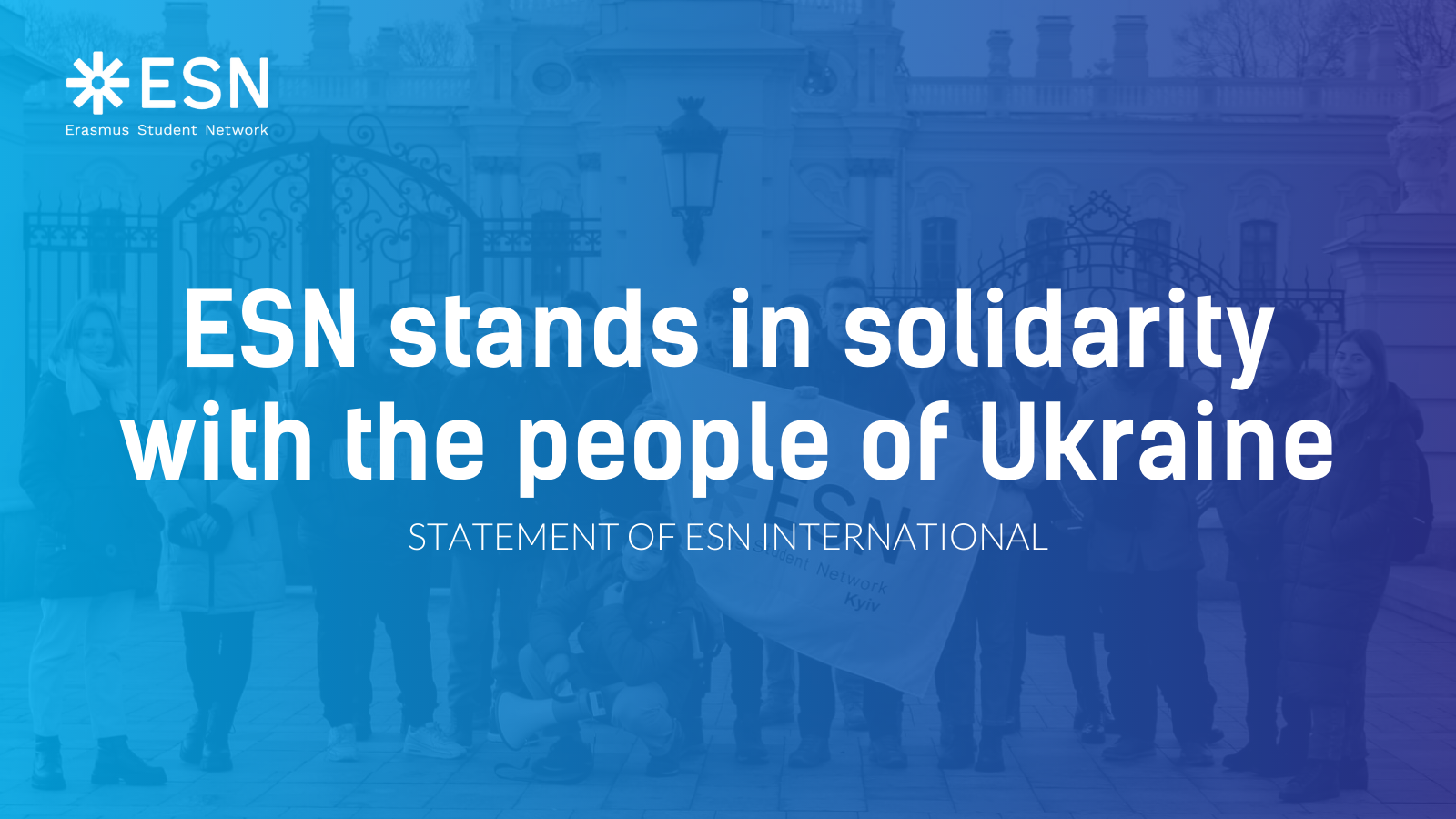ESN stands in solidarity with the people of Ukraine.