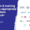 Blue and white banner for a joint statement titled “Education & training needs an appropriate budget share in Erasmus+”. The left-hand side features the headline in large white text on a blue gradient background, with “Joint statement, 2 June 2026” below. The right-hand side displays a column of logos from European higher education and student organisations, including CESAER, ESN, ESU, EURASHE, EUA (European University Association), The Guild, ACA, AURORA, DAAD, ECIU, EUF, UNICA, UNIMED and YERUN. 