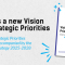 A picture of a document cover and text: "ESN has a new Vision and Strategic Priorities. Vision and Strategic Priorities 2025–2031 accompanied by the Three-Year Strategy 2025-2028".